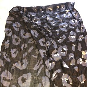 Cheetah print scarf